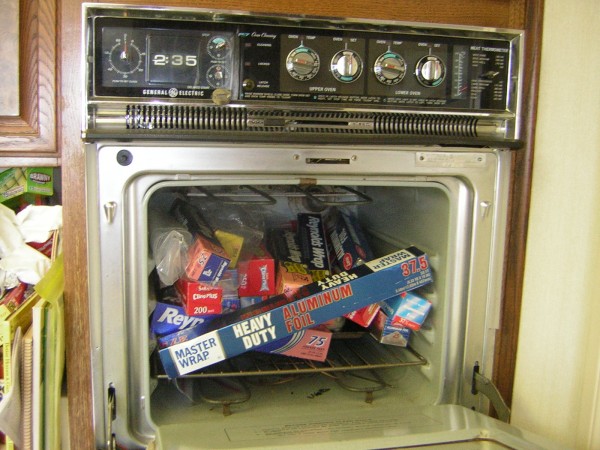 Oven before