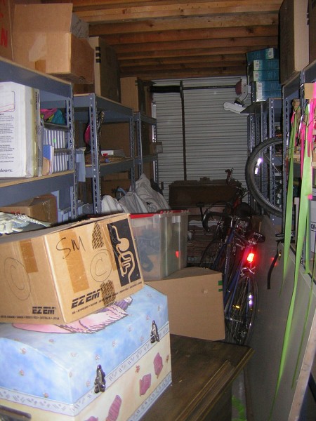 storage before