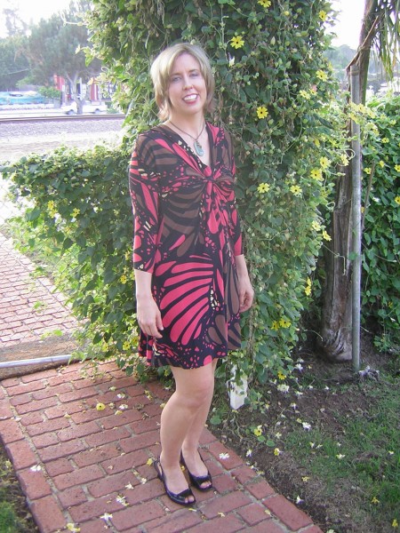 kyla after in dress