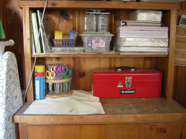 tool area after